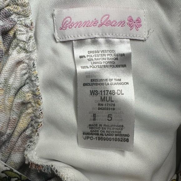 Bonnie Jean Multicolor Fall Floral Dress - Picture 5 of 5